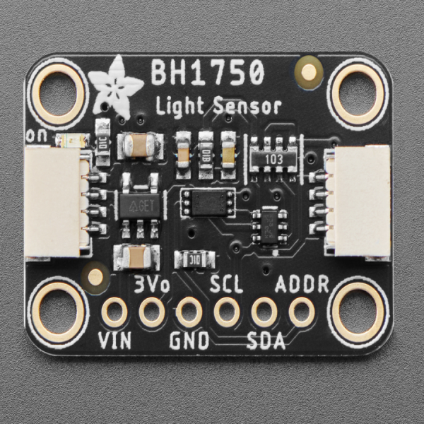 디바이스마트,MCU보드/전자키트 > 센서모듈 > 빛/조도/컬러/UV > 빛/조도/CdS센서,Adafruit,Adafruit BH1750 Light Sensor - STEMMA QT / Qwiic [ada-4681],조도 센서 / 16 비트 광 측정 / 0에서 65K + 럭스까지 측정 / Feather M4  또는  Raspberry Pi , 아두이노 호환