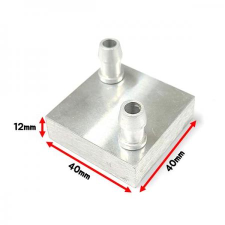 디바이스마트,스위치/부저/전기부품 > 지원부품 > 워터블럭,SZH,워터블럭 실버 40*40mm  [SZH-CO016],수냉식 쿨링에 쓰이는 부품으로 발열이 있는 위치에 부착하여 냉각시켜주는 부품입니다.