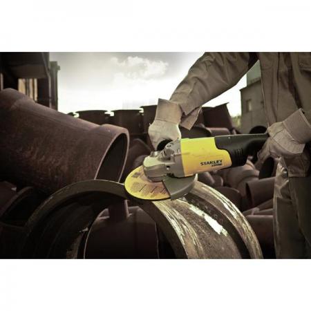 디바이스마트,수공구/전자공구/전동공구 > 전동/엔진공구 > 절단공구 > 전기그라인더,스탠리,7인치 앵글 그라인더 SL227 (2200W/180mm),소비전력 2200W / 무부하회전수 8500/min / 날사이즈 180mm / 무게 4.3kg / 제품크기 468x107x135