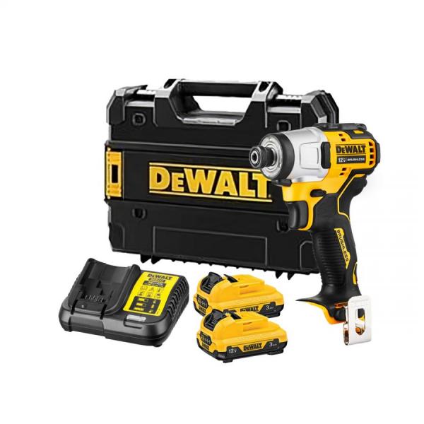 디바이스마트,수공구/전자공구/전동공구 > 전동/엔진공구 > 충전공구 > 충전임팩드라이버,디월트,컴팩트 임팩트 드라이버 DCF801L2 배터리2 (12V/3.0Ah),컴팩트한 사이즈와 가벼워진 무게(0.8kg) / 전장 125mm / 브러쉬리스 모터 / 12V MAX 3.0Ah 배터리잔량 표시 / 10.8V 배터리 호환 가능 / 본체,충전기,배터리2개,플라스틱케이스