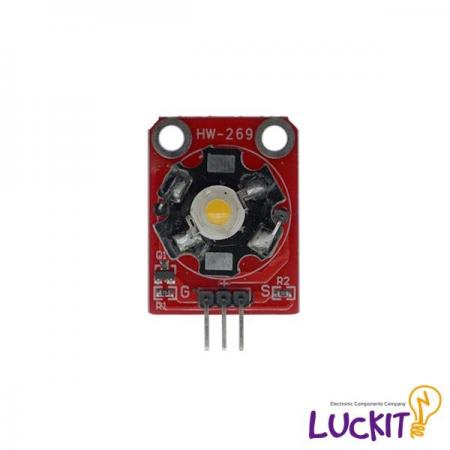 디바이스마트,MCU보드/전자키트 > 디스플레이 > LED,럭킷,3W 파워 LED 모듈 (YELLOW),전류: 650mA / 전압: 3.2V~3.6V / 작동전압 : DC 3V / 전력 : 3W