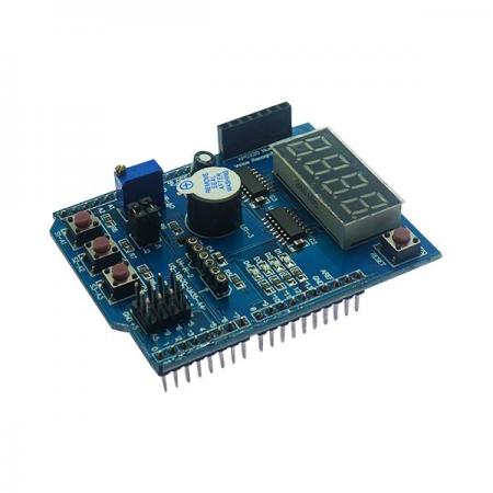 디바이스마트,오픈소스/코딩교육 > 아두이노 > 아두이노 호환쉴드,럭킷,아두이노 다기능 실습 쉴드 (MULTI FUNCTION SHIELD),블루투스, 무선 인터페이스 등 무선 통신 실험에 사용 가능한 아두이노 다기능 쉴드