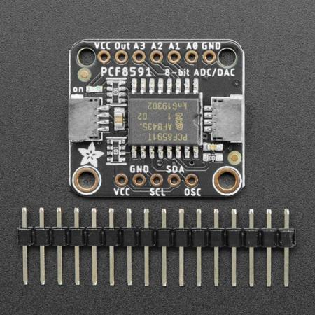 디바이스마트,MCU보드/전자키트 > 센서모듈 > 전압/전류센서,Adafruit,Adafruit PCF8591 Quad 8-bit ADC + 8-bit DAC - STEMMA QT / Qwiic [ada-4648],PCF8591 Quad 8-bit ADC + 8-bit DAC 콤보 /  전압을 측정하고 조정