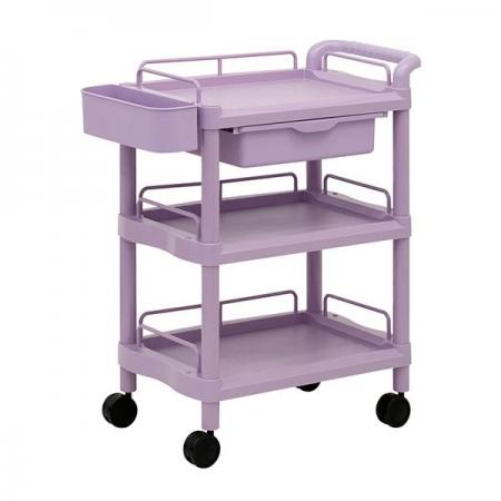 디바이스마트,공구함/작업대/엔클로저 > 공구함/부품함 > 전자부품대차 > 핸드카트,(주)대경전자,이동식 핸드카트 601B(보라색),서랍이 설치된 이동형 카트로 산업현장,학교,공장,사무실 등 다양한 곳에서 사용이 가능합니다. / 사이즈 : 650(L)*410(D)*867(H)mm / 무게 : 9.24Kg