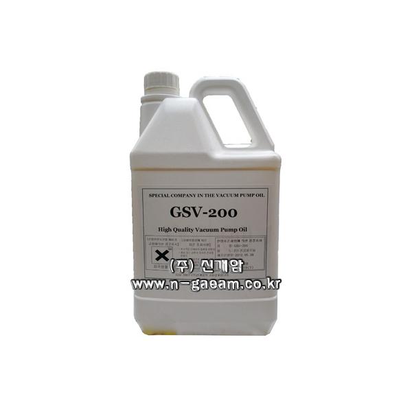 진공오일(로터리펌프) GSV-200 4L