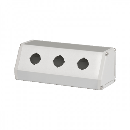 디바이스마트,스위치/부저/전기부품 > 산업용 스위치/제어 기기 > 제어/안전 스위치 > 악세사리,(주)오토닉스,제어용 스위치 박스 SA-TB3,Ø22/25, Ø30제어용 스위치 박스 / 외형: 삼각형 / 홀수: 3홀 / 박스길이: 186mm ★재고 없을 시 10일 이상소요