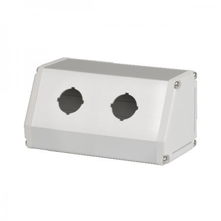 디바이스마트,스위치/부저/전기부품 > 산업용 스위치/제어 기기 > 제어/안전 스위치 > 악세사리,(주)오토닉스,제어용 스위치 박스 SA-TB2,Ø22/25, Ø30제어용 스위치 박스 / 외형: 삼각형 / 홀수: 2홀 / 박스길이: 136mm ★재고 없을 시 10일 이상소요