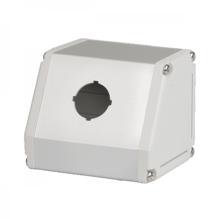 디바이스마트,스위치/부저/전기부품 > 산업용 스위치/제어 기기 > 제어/안전 스위치 > 악세사리,(주)오토닉스,제어용 스위치 박스 SA-TB1,Ø22/25, Ø30제어용 스위치 박스 / 외형: 삼각형 / 홀수: 1홀 / 박스길이: 86mm ★재고 없을 시 10일 이상소요