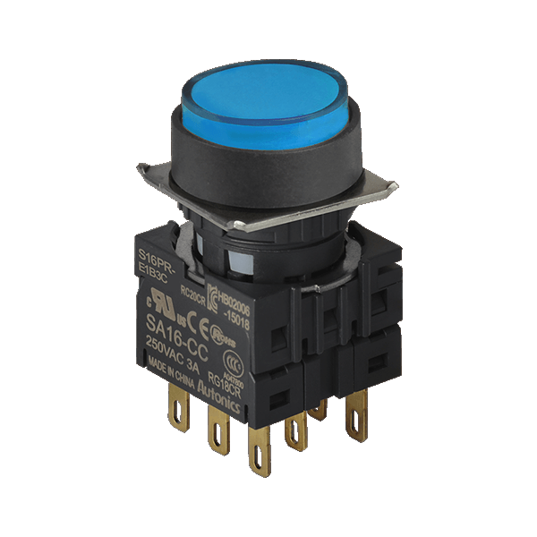 16파이 누름버튼 스위치 S16PR-E2B3C