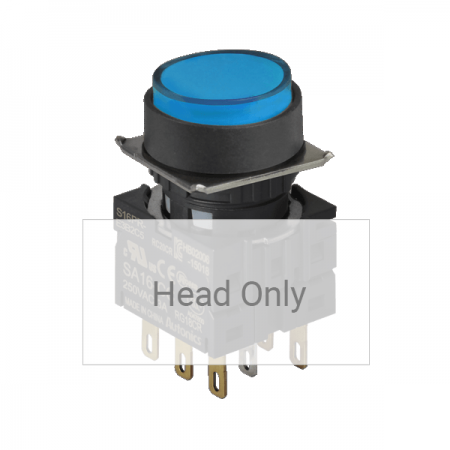 디바이스마트,스위치/부저/전기부품 > 산업용 스위치/제어 기기 > 제어/안전 스위치 > 누름버튼 스위치(22파이 이하),(주)오토닉스,16파이 누름버튼 S16PR-E3B (Head Only),원형 / 청색 / [조광형] 복귀형 / IP65(IEC 규격) / 버튼만 제공 ★재고 없을 시 10일 이상소요