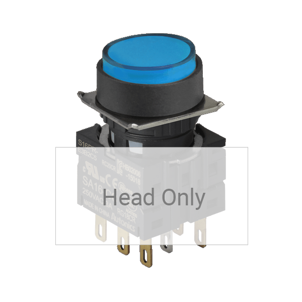 16파이 누름버튼 S16PR-E4B (Head Only)