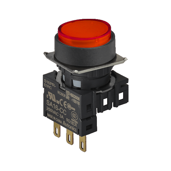 16파이 누름버튼 스위치 S16PR-E2RC