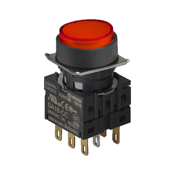 16파이 누름버튼 스위치 S16PR-E3R2C12