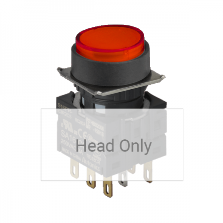 디바이스마트,스위치/부저/전기부품 > 산업용 스위치/제어 기기 > 제어/안전 스위치 > 누름버튼 스위치(22파이 이하),(주)오토닉스,16파이 누름버튼 스위치 S16PR-E3R,원형 / 적색 / [조광형] 복귀형 / IP65(IEC 규격) / 버튼만 제공 ★재고 없을 시 10일 이상소요