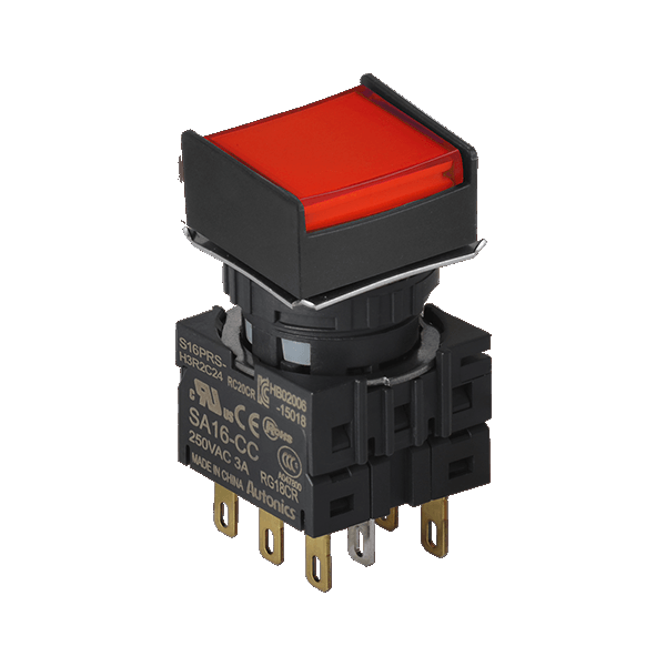 16파이 누름버튼 스위치 S16PRS-H4RC24