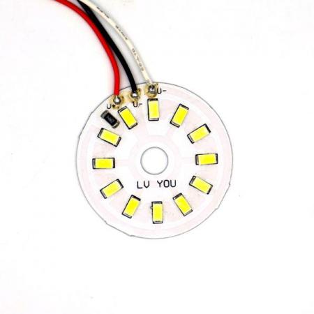 디바이스마트,LED/LCD > COB/파워 LED > 5.5~7W > 원형,SZH,2색 6W 원형 파워 LED 48mm [SZH-CLD01],6W 원형 파워 LED / 화이트, 웜화이트 2색 / 5730 칩 LED 사용 / 지름 : 48mm / 전압 : 5V / 파워 : 6W