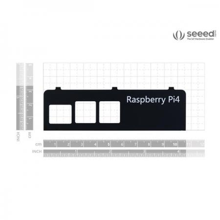 디바이스마트,오픈소스/코딩교육 > 라즈베리파이 > 라즈베리파이 케이스,Seeedstudio,라즈베리파이4 리컴퓨터 케이스 : Side Panels With Standoffs [110991407],라즈베리파이4와 호환되는 측면 패널 / 검정색 1mm 아크릴시트 / 라즈베리파이4전용 스탠드 오프 세트
