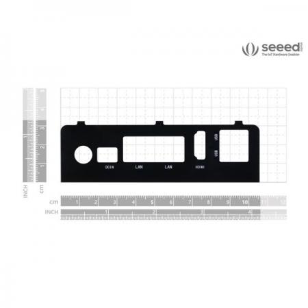 디바이스마트,MCU보드/전자키트 > 인공지능/임베디드/산업용 > 인공지능/머신러닝 > 인공지능 확장보드/액세서리,Seeedstudio,ODYSSEY-X86J4105 리컴퓨터 케이스 : Side Panels  [110991413],ODYSSEY-X86J4105와 호환되는 측면 패널 / 검정색 1mm 아크릴 시트
