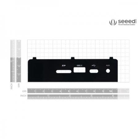 디바이스마트,MCU보드/전자키트 > 인공지능/임베디드/산업용 > 인공지능/머신러닝 > 인공지능 확장보드/액세서리,Seeedstudio,ODYSSEY-X86J4105 리컴퓨터 케이스 : Side Panels  [110991413],ODYSSEY-X86J4105와 호환되는 측면 패널 / 검정색 1mm 아크릴 시트