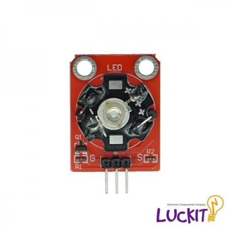 디바이스마트,MCU보드/전자키트 > 디스플레이 > LED,럭킷,3W 파워 LED 모듈 (BLUE),전류: 650mA / 전압: 3.2V~3.6V / 작동전압 : DC 3V / 전력 : 3W