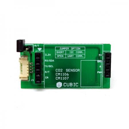 디바이스마트,MCU보드/전자키트 > 센서모듈 > 먼지/가스/연기/불꽃 > 가스/공기질/연기센서,새로운 시작,아두이노 CO2 센서 CM1106 어댑터,CM1106, CM1107N의 I2C, UART 연결을 하기 위한 어댑터입니다.