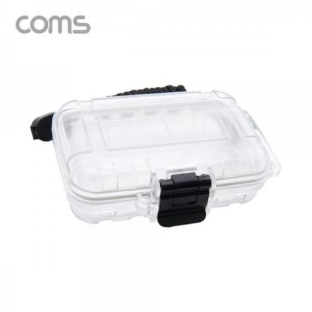 디바이스마트,공구함/작업대/엔클로저 > 공구함/부품함 > 다용도정리함(케이스),Coms,플라스틱 방수 케이스 / 휴대용 케이스 / 스트랩형 / 투명 / 145x100x40mm [BB558],플라스틱 방수 케이스 / 휴대용 케이스 / 스트랩형 / 투명 / 145x100x40mm