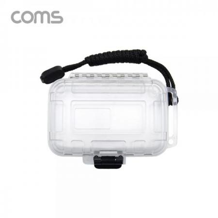 디바이스마트,공구함/작업대/엔클로저 > 공구함/부품함 > 다용도정리함(케이스),Coms,플라스틱 방수 케이스 / 휴대용 케이스 / 스트랩형 / 투명 / 145x100x40mm [BB558],플라스틱 방수 케이스 / 휴대용 케이스 / 스트랩형 / 투명 / 145x100x40mm
