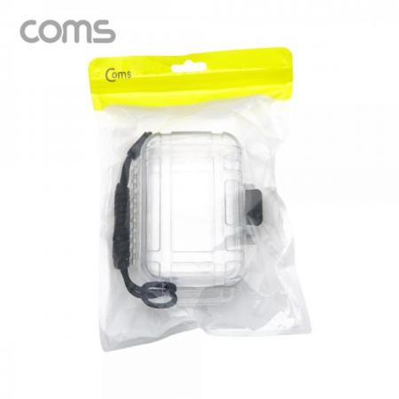디바이스마트,공구함/작업대/엔클로저 > 공구함/부품함 > 다용도정리함(케이스),Coms,플라스틱 방수 케이스 / 휴대용 케이스 / 스트랩형 / 투명 / 145x100x40mm [BB558],플라스틱 방수 케이스 / 휴대용 케이스 / 스트랩형 / 투명 / 145x100x40mm