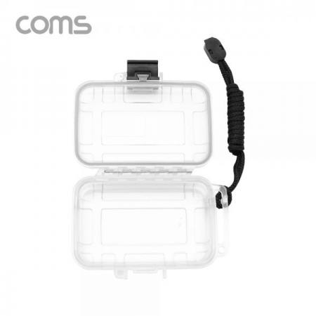 디바이스마트,공구함/작업대/엔클로저 > 공구함/부품함 > 다용도정리함(케이스),Coms,플라스틱 방수 케이스 / 휴대용 케이스 / 스트랩형 / 투명 / 145x100x40mm [BB558],플라스틱 방수 케이스 / 휴대용 케이스 / 스트랩형 / 투명 / 145x100x40mm