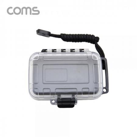 디바이스마트,공구함/작업대/엔클로저 > 공구함/부품함 > 다용도정리함(케이스),Coms,플라스틱 방수 케이스 / 휴대용 케이스 / 스트랩형 / Black / 135*85*40 [BB557],플라스틱 방수 케이스 / 휴대용 케이스 / 스트랩형 / Black / 135*85*40