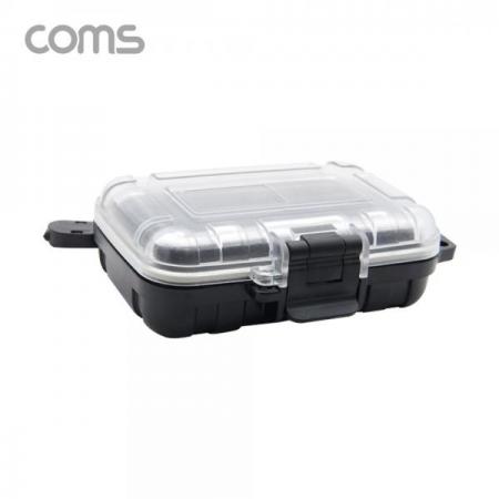 디바이스마트,공구함/작업대/엔클로저 > 공구함/부품함 > 다용도정리함(케이스),Coms,플라스틱 방수 케이스 / 휴대용 케이스 / 스트랩형 / Black / 135*85*40 [BB557],플라스틱 방수 케이스 / 휴대용 케이스 / 스트랩형 / Black / 135*85*40