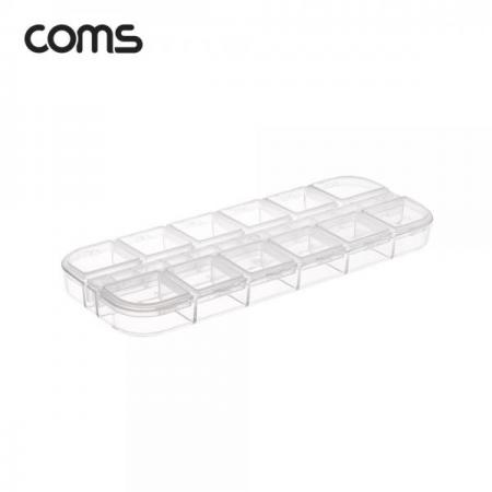 디바이스마트,사무/생활/서적 > 캠핑/레저/취미 > 레저용품,Coms,휴대용 알약 케이스 12칸 / 다용도 수납함 12분배 [BB590],휴대용 알약 케이스 12칸 / 다용도 수납함 12분배