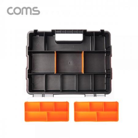 디바이스마트,공구함/작업대/엔클로저 > 공구함/부품함 > 다용도정리함(케이스),Coms,공구함 케이스 21칸 / 공구함 / 툴박스 / 다용도 / 280 x 230 mm [BB549],공구함 케이스 21칸 / 공구함 / 툴박스 / 다용도 / 280 x 230 mm
