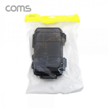디바이스마트,공구함/작업대/엔클로저 > 공구함/부품함 > 다용도정리함(케이스),Coms,플라스틱 방수 케이스 / 휴대용 케이스 / Black / 165*100*40 [BB559],플라스틱 방수 케이스 / 휴대용 케이스 / Black / 165*100*40