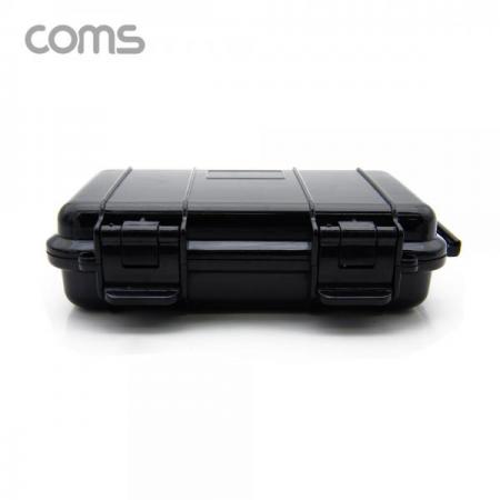 디바이스마트,공구함/작업대/엔클로저 > 공구함/부품함 > 다용도정리함(케이스),Coms,플라스틱 방수 케이스 / 휴대용 케이스 / Black / 165*100*40 [BB559],플라스틱 방수 케이스 / 휴대용 케이스 / Black / 165*100*40