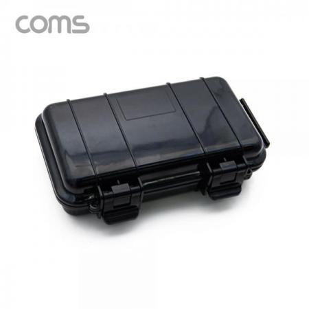 디바이스마트,공구함/작업대/엔클로저 > 공구함/부품함 > 다용도정리함(케이스),Coms,플라스틱 방수 케이스 / 휴대용 케이스 / Black / 205*125*45 [BB560],플라스틱 방수 케이스 / 휴대용 케이스 / Black / 205*125*45