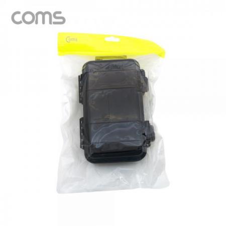 디바이스마트,공구함/작업대/엔클로저 > 공구함/부품함 > 다용도정리함(케이스),Coms,플라스틱 방수 케이스 / 휴대용 케이스 / Black / 205*125*45 [BB560],플라스틱 방수 케이스 / 휴대용 케이스 / Black / 205*125*45
