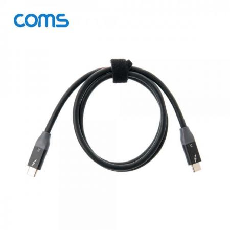 디바이스마트,케이블/전선 > USB 케이블 > 데이터케이블(MM) > USB 3.1 C타입 케이블,Coms,썬더볼트3 패시브 케이블 (Type-C M/M) 90cm, 4K 20Gbps / Thunderbolt Cable [IF599],썬더볼트3 패시브 케이블 (Type-C M/M) 90cm/ 4K 20Gbps / Thunderbolt Cable