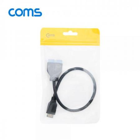 디바이스마트,케이블/전선 > USB 케이블 > USB 케이블(미분류),Coms,USB 3.1 Type E(M) to Motherboard 20P(M) 케이블 / 30cm [IF617],USB 3.1 Type E(M) to Motherboard 20P(M) 케이블 / 30cm