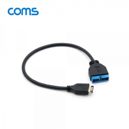 디바이스마트,케이블/전선 > USB 케이블 > USB 케이블(미분류),Coms,USB 3.1 Type E(M) to Motherboard 20P(M) 케이블 / 30cm [IF617],USB 3.1 Type E(M) to Motherboard 20P(M) 케이블 / 30cm