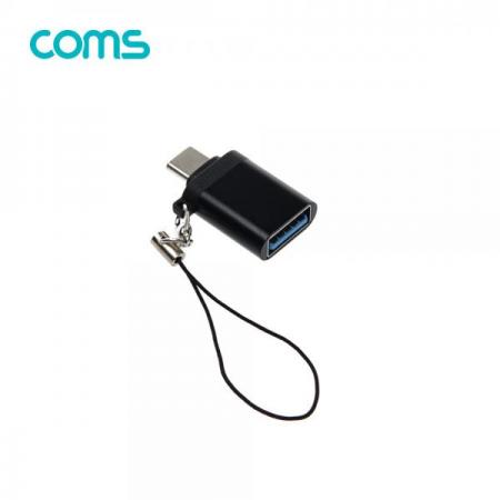 디바이스마트,커넥터/PCB > I/O 커넥터 > 젠더류 > USB3.1(C타입) 젠더,Coms,스마트폰 OTG 젠더 (USB 3.1 Type C M/USB 3.0 A F) / 고리형 [IF573],스마트폰 OTG 젠더 (USB 3.1 Type C M/USB 3.0 A F) / 고리형