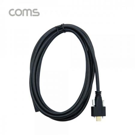 디바이스마트,케이블/전선 > USB 케이블 > USB 케이블(미분류),Coms,USB 3.1(Type C) 연장 케이블(MF) 1.8M / 브라켓 연결 / 판넬용 / 브라켓 미포함 / Black [IF580],USB 3.1(Type C) 연장 케이블(MF) 1.8M / 브라켓 연결 / 판넬용 / 브라켓 미포함 / Black