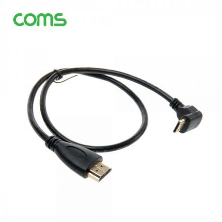 디바이스마트,케이블/전선 > 영상/음향 케이블 > HDMI 케이블,Coms,HDMI/HDMI(Mini) 케이블 30cm / MIni HDMI 상향 꺾임 [IF577],HDMI/HDMI(Mini) 케이블 30cm / MIni HDMI 상향 꺾임 / 라즈베리파이 제로 제로W 제로2W 호환