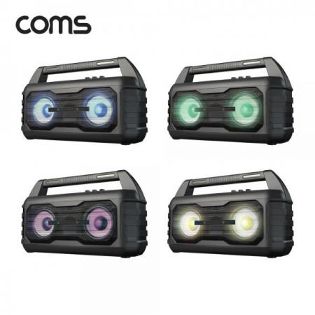 디바이스마트,컴퓨터/모바일/가전 > 음향ㆍ영상ㆍ카메라 > 블루투스 사운드 > 블루투스 스피커,Coms,휴대용 블루투스 Hi-Fi 스테레오 스피커 앰프 20W / 듀얼마이크/TWS지원/가정용노래방 [KY204],휴대용 블루투스 Hi-Fi 스테레오 스피커 앰프 20W / 듀얼마이크/TWS지원/가정용노래방