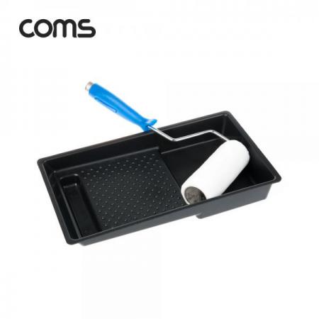 디바이스마트,화학/산업/안전 > 페인트/시멘트 > 페인트 도구,Coms,페인트 롤러&트레이 세트 / 셀프 페인트 작업 / 13cm [TB147],페인트 롤러&트레이 세트 / 셀프 페인트 작업 / 13cm