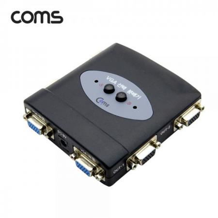 디바이스마트,컴퓨터/모바일/가전 > 네트워크/케이블/컨버터/IOT > KVM스위치/분배기/선택기 > 모니터 선택/분배/확장기,Coms,모니터 선택 분배기 4:2 (Matrix) / 아답터 포함 [LC094],모니터 선택 분배기 4:2 (Matrix) / 아답터 포함