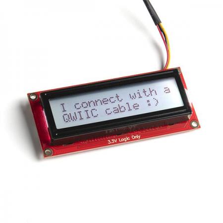 디바이스마트,MCU보드/전자키트 > 디스플레이 > LCD/OLED,SparkFun,SparkFun 16x2 SerLCD - RGB Backlight (Qwiic) [LCD-16396],16x2, RGB 디스플레이 / LCD화면 뒷면에 ATmega328P 포함 / 3.3V 장치 / 통신 옵션: 직렬, I 2 C 및 SPI