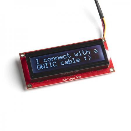 디바이스마트,MCU보드/전자키트 > 디스플레이 > LCD/OLED,SparkFun,SparkFun 16x2 SerLCD - RGB Text (Qwiic) [LCD-16397],16x2, RGB 디스플레이 (검정액정) / LCD화면 뒷면에 ATmega328P 포함 / 3.3V 장치 / 통신 옵션: 직렬, I 2 C 및 SPI