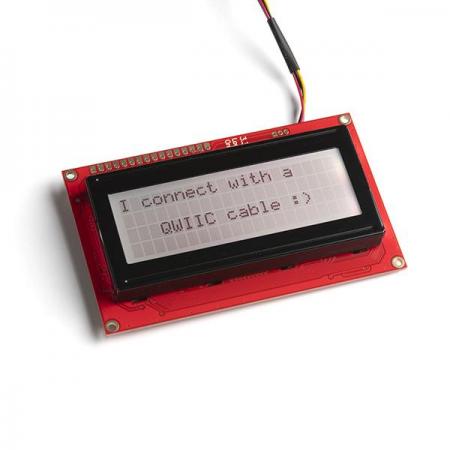 디바이스마트,MCU보드/전자키트 > 디스플레이 > LCD/OLED,SparkFun,SparkFun 20x4 SerLCD - RGB Backlight (Qwiic) [LCD-16398],20x4, RGB 디스플레이 / LCD화면 뒷면에 ATmega328P 포함 / 3.3V 장치 / 통신 옵션: 직렬, I 2 C 및 SPI
