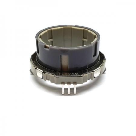 디바이스마트,MCU보드/전자키트 > 버튼/스위치/제어/RTC > 엔코더/가변저항,(주)우정하이텍,R350ECA-D1-15P30CC-E502,ROTARY ENCODER / 로터리 엔코더 15펄스 30단 360°